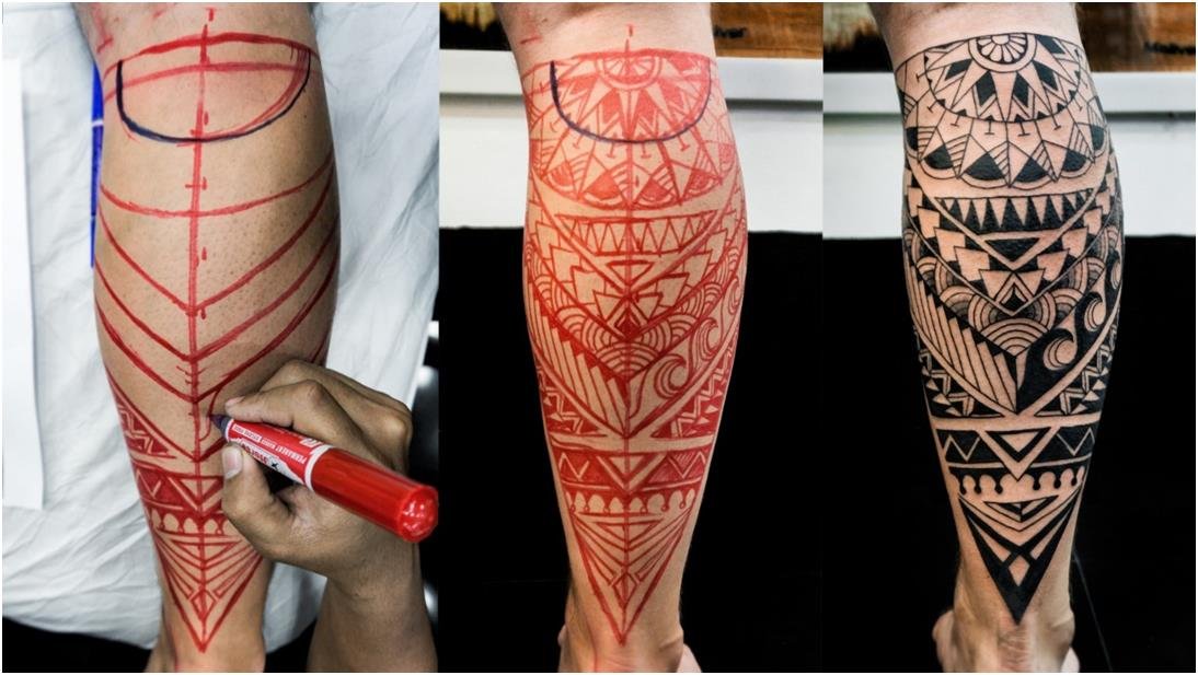 Техника Freehand (фрихэнд) в татуировке