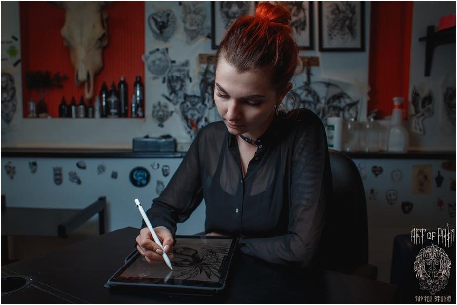 Создание эскиза татуировки