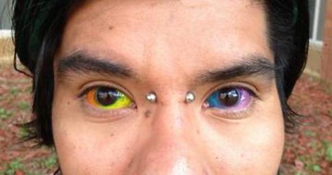 Тату на белках глаз