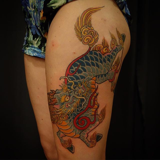 Значение тату Кирин