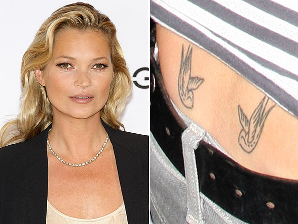 Самая дорогая татуировка в мире у Кейт Мосс