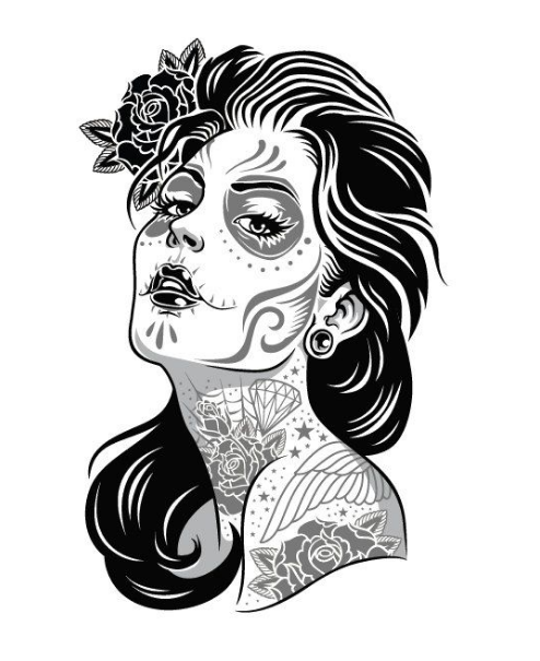 Тату Санта Муэрте