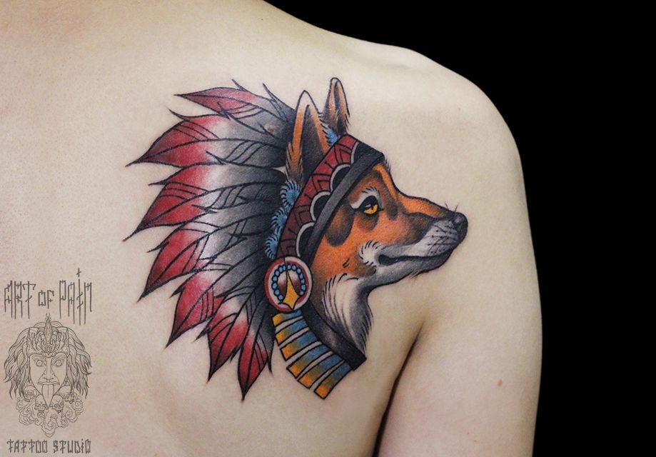 Фото тату в стиле Олд скул