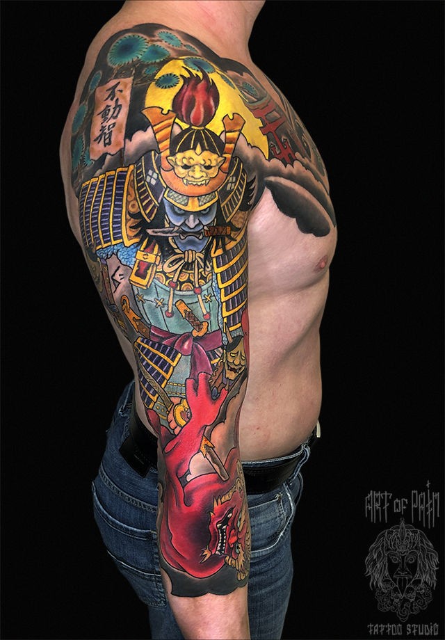 Фото тату в стиле ориентал