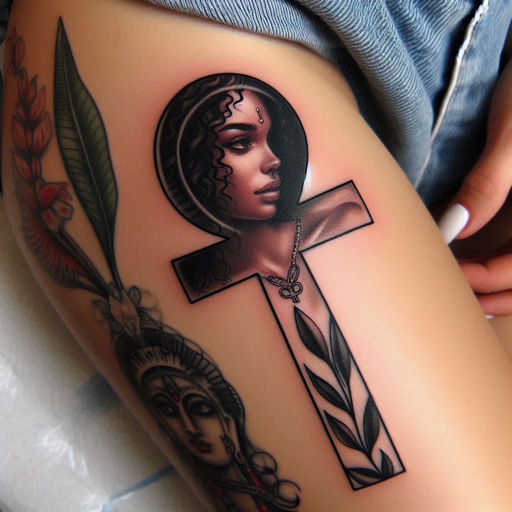 эскиз тату анк