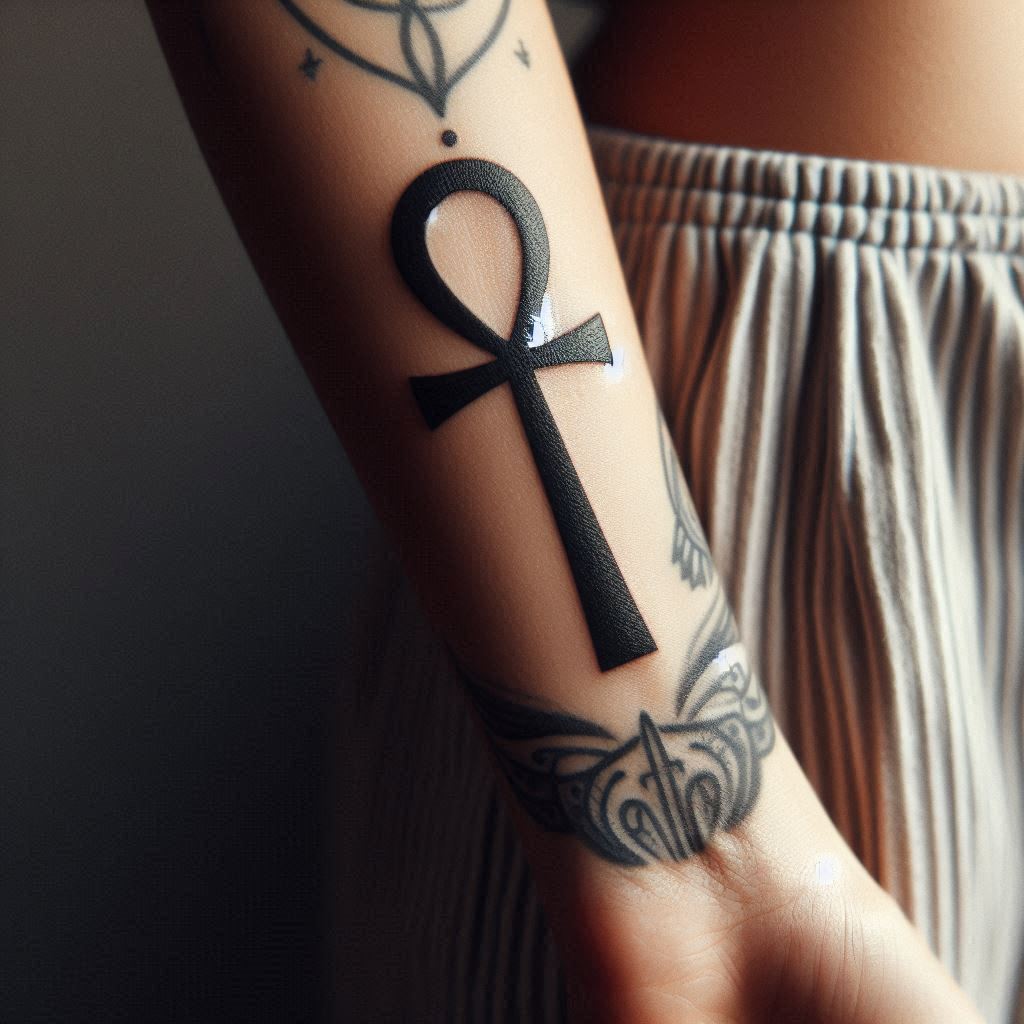 эскиз тату анк