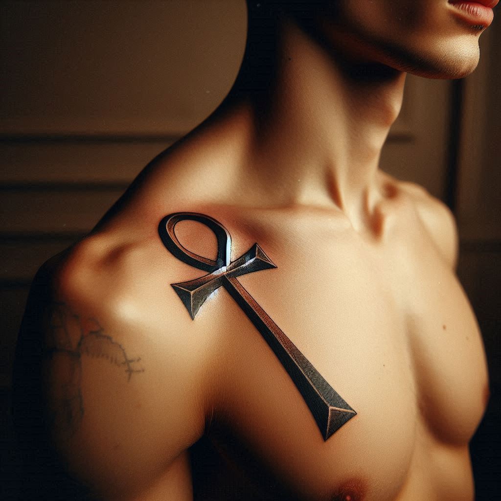 эскиз тату анк