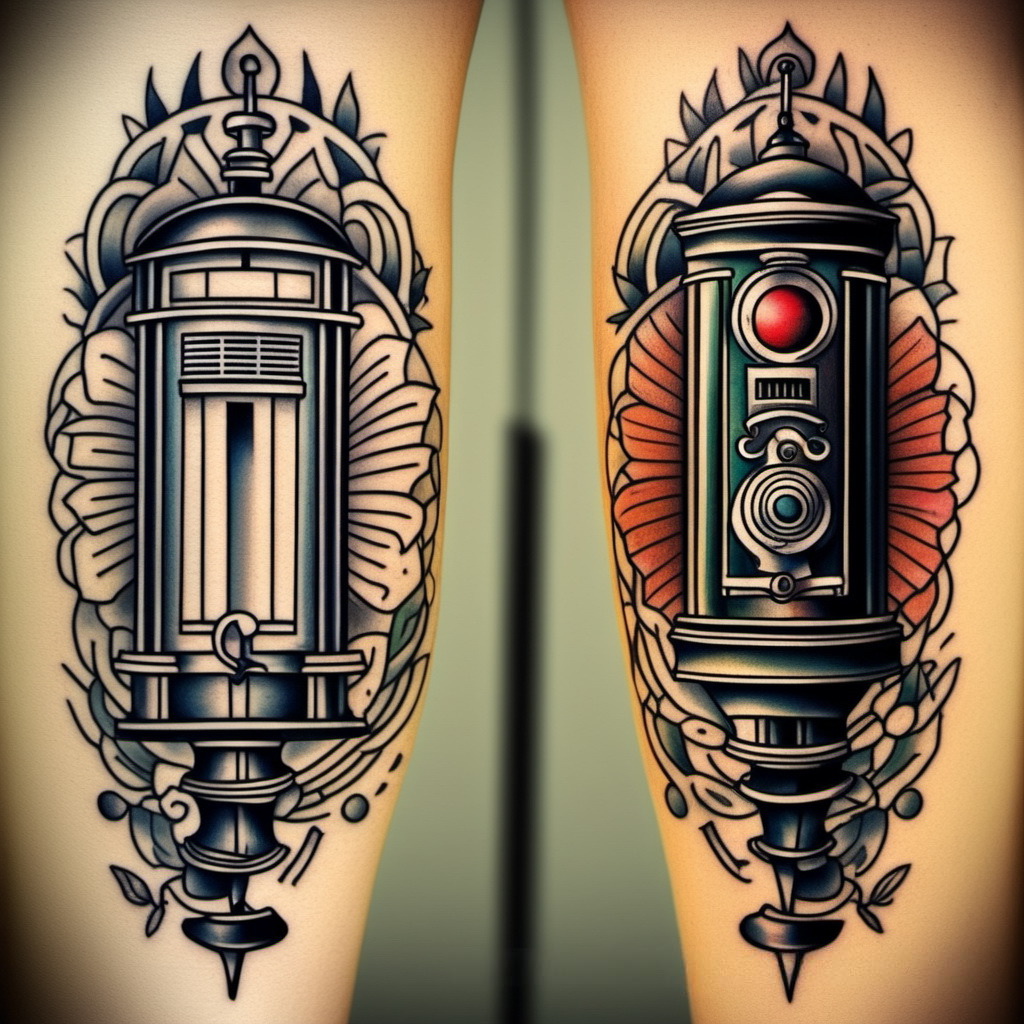 эскиз татуировки в стиле олдскул