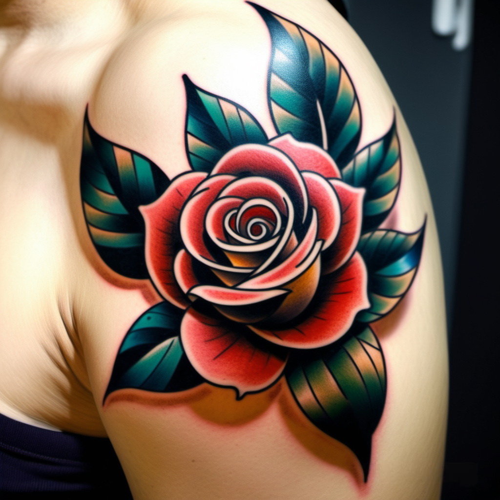 эскиз татуировки в стиле олд-скул