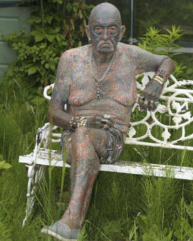 ТОП-10 самых татуированных людей мира