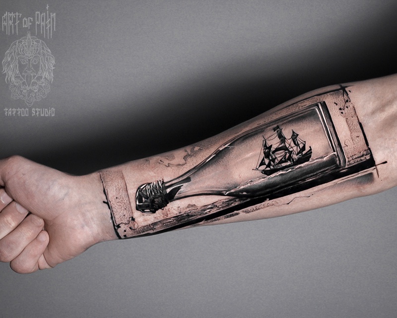 Тату на предплечье