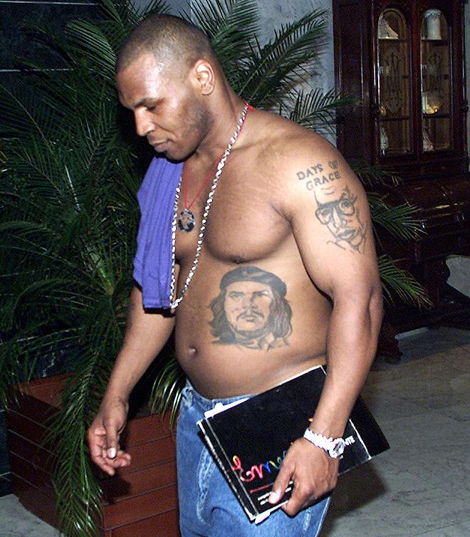 Татуировка Майка Тайсона на торсе
