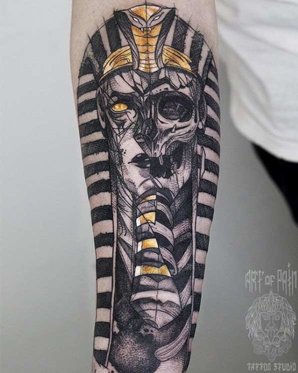 тату в стиле органика