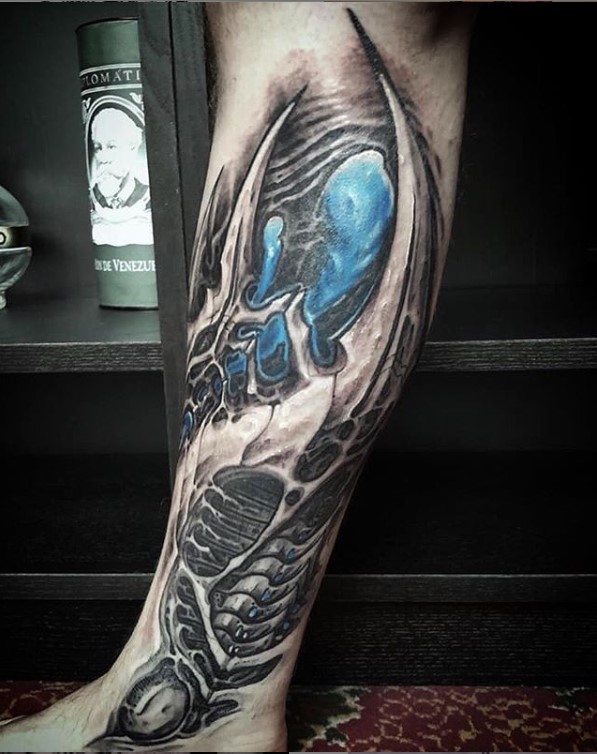 Тату в стиле органика