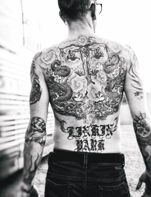 Татуировки вокалиста Linkin Park