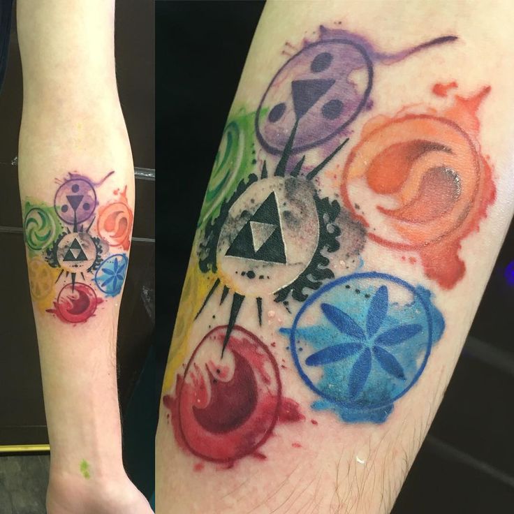 Трифорс из The Legend of Zelda - фото и эскизы татуировок
