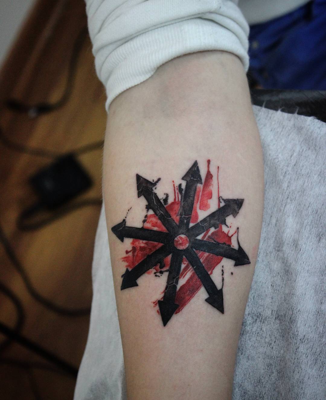 Звезда хаоса для татуировки