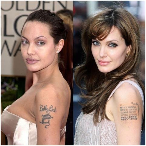 Татуировки Анджелины Джоли