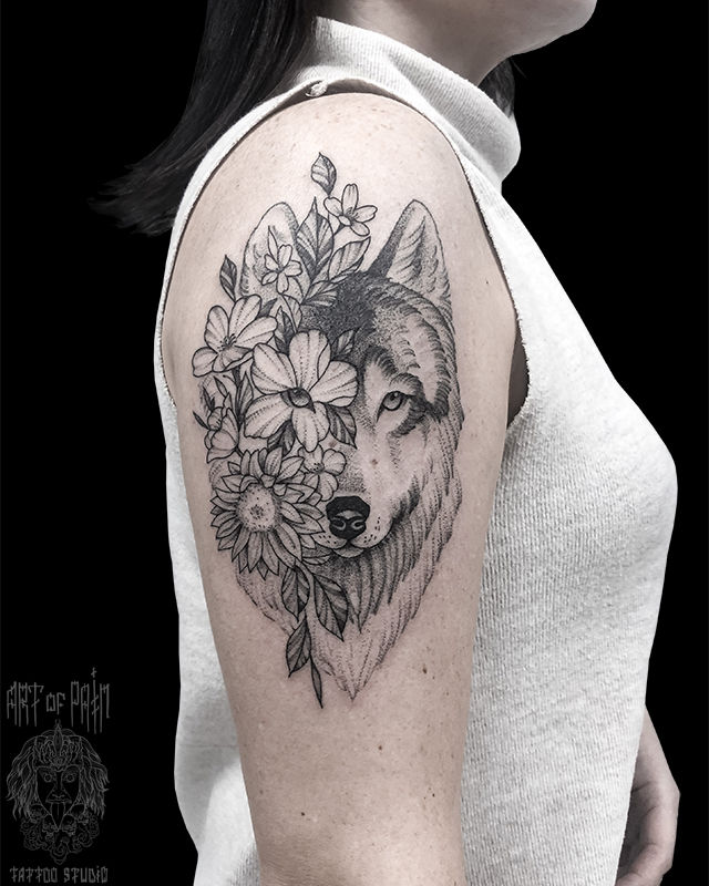 Тату (татуировка) Волк: мужские и женские татуировки, фото и эскизов от лучших тату-мастеров