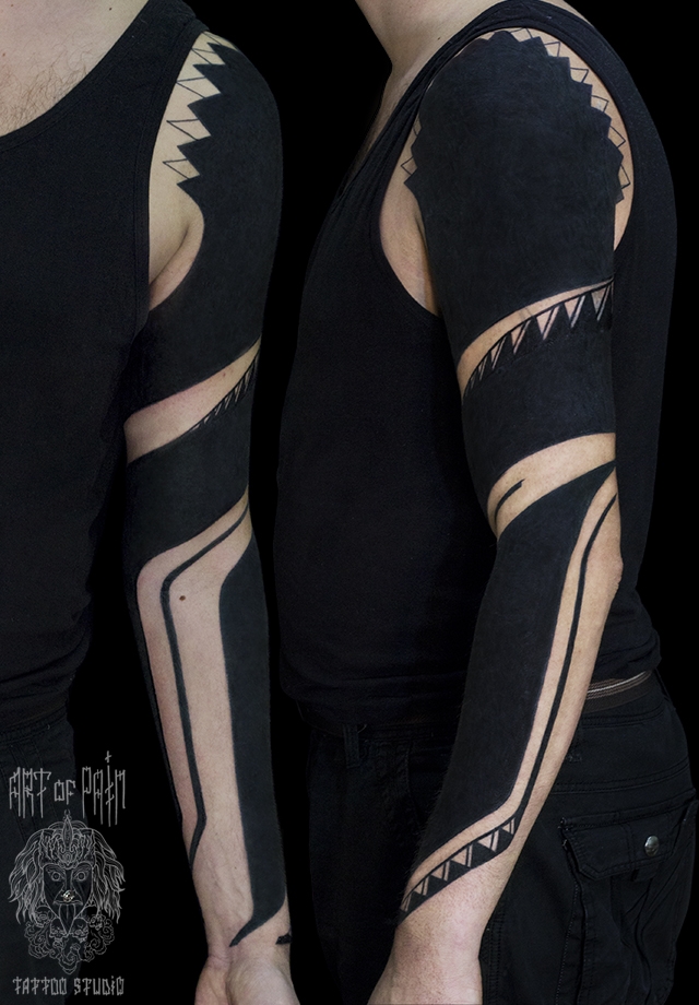 Татуировка мужская полинезия тату-рукав – Мастер тату: 