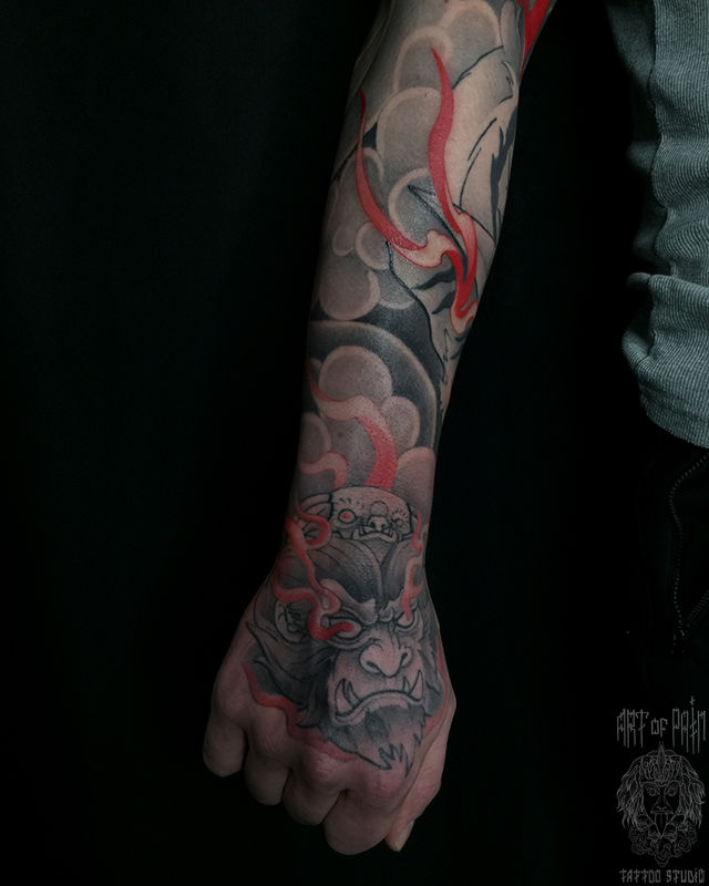 Татуировка мужская япония на руке царь обезьян – Мастер тату: 