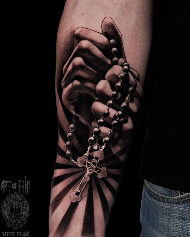 Татуировка мужская реализм на предплечье руки – Мастер тату: Анастасия Юсупова