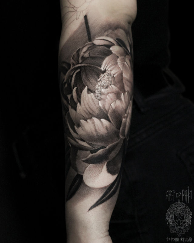 Татуировка женская реализм на предплечье цветок – Мастер тату: Александр Pusstattoo