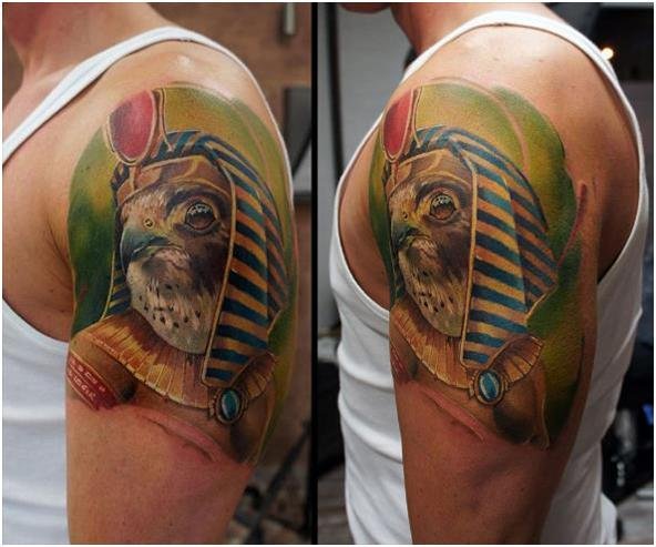 Татуировки по мотивам древнеегипетского пантеона: идеи и значение